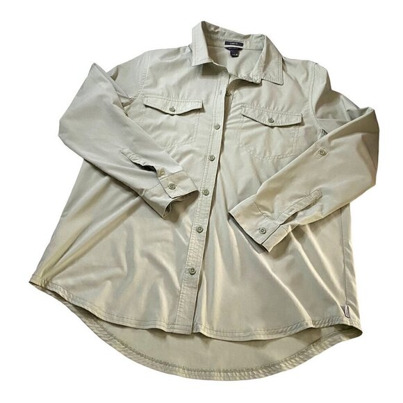 Eddie Bauer Departure 2.0 Button Front Shirt Size M Gorpcore Outdoor Hiking - Picture 5 of 11